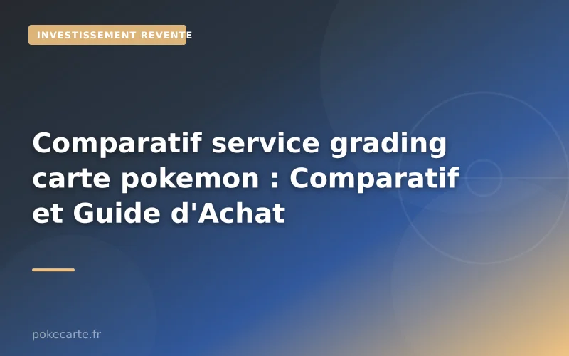 Comparatif service grading carte pokemon : Comparatif et Guide d'Achat