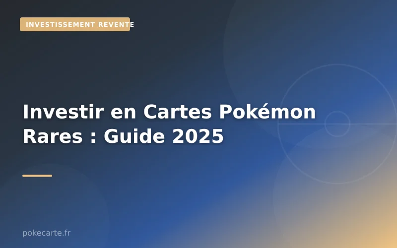 Investir en Cartes Pokémon Rares : Guide 2025