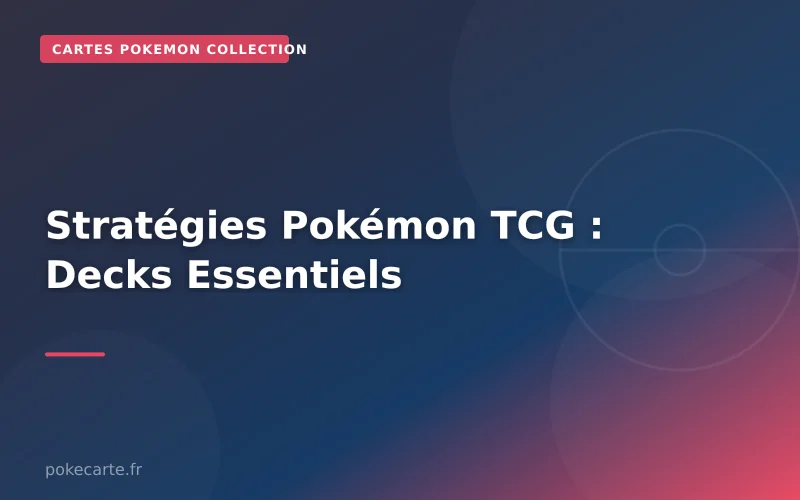 Stratégies Pokémon TCG : Decks Essentiels