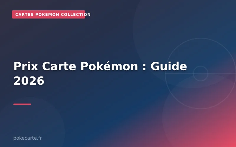 Prix Carte Pokémon : Guide 2026