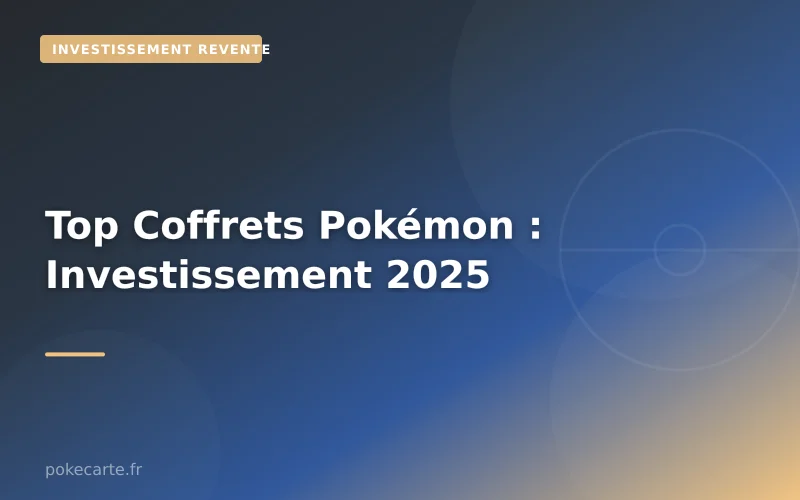 Top Coffrets Pokémon : Investissement 2025